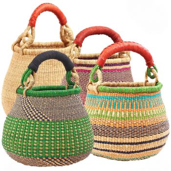 Bolga Basket Pot - Bulk Orders 10