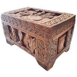 Wooden Tribal Chest