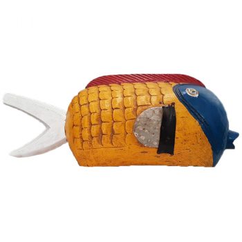 bozo fish yellow blue white