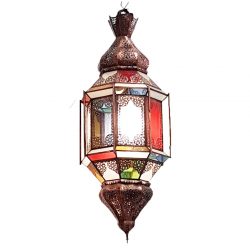 fez ornate coloured lantern