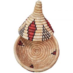 Berber woven tagine basket