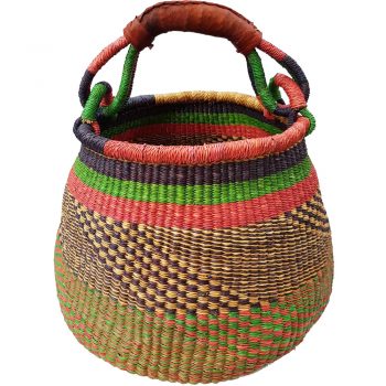 Bolga Pot Basket Large