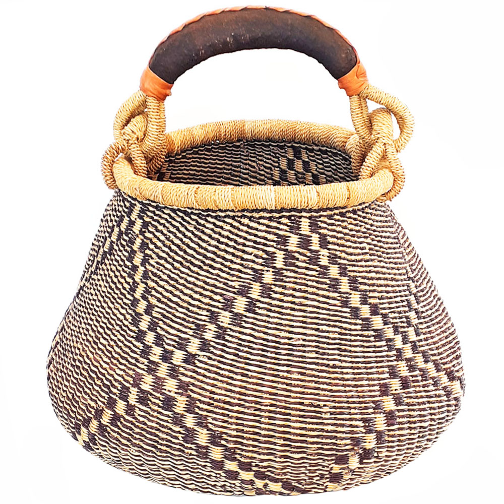 Bolga Pot Basket Large - Home of African Wares I Tribal Village Pty Ltd