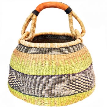 Bolga Pot Basket Large