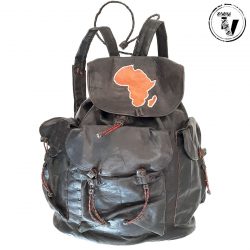 African Leather Handcrafted Backpack