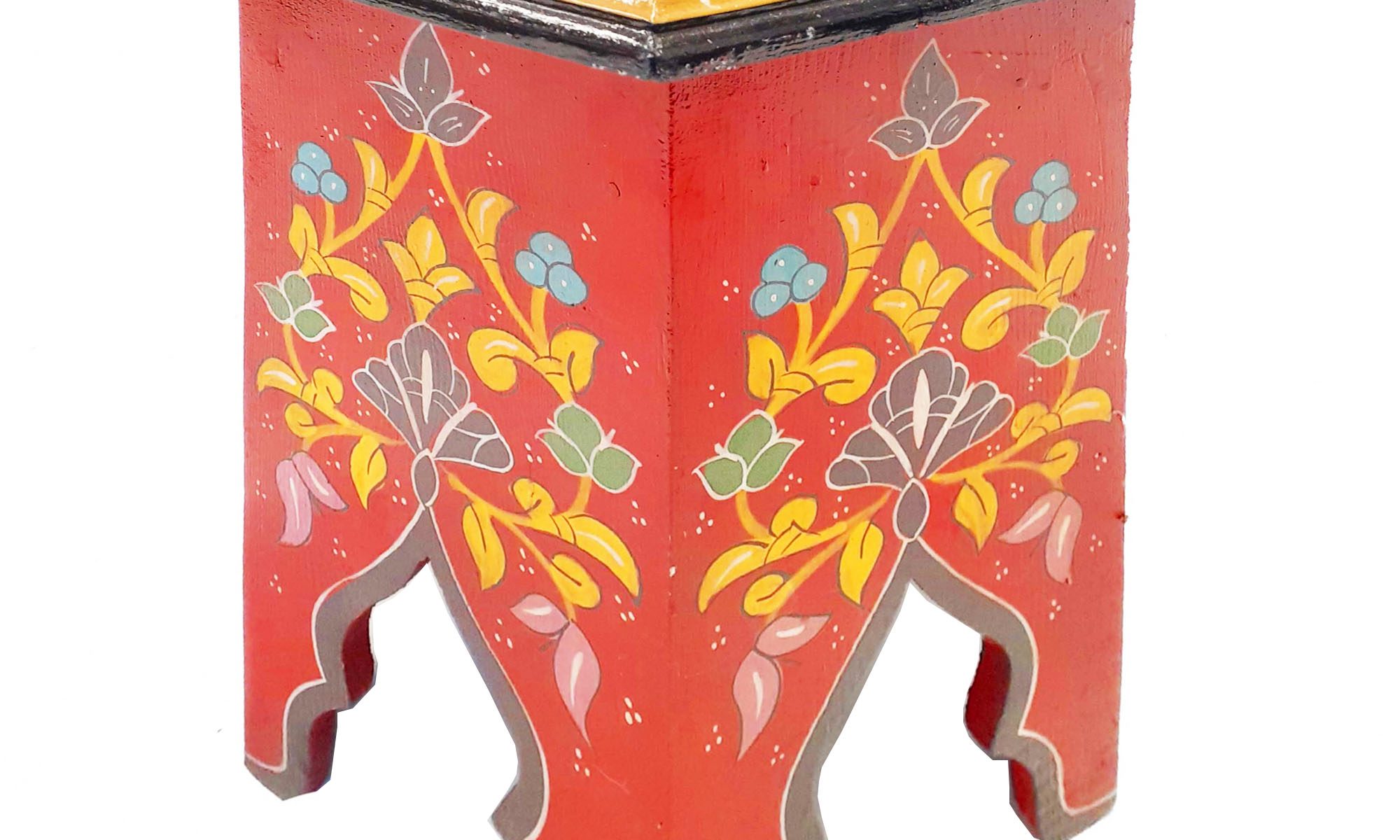 Mashrabiya Painted Side Table