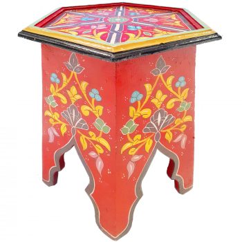 Mashrabiya Painted Side Table