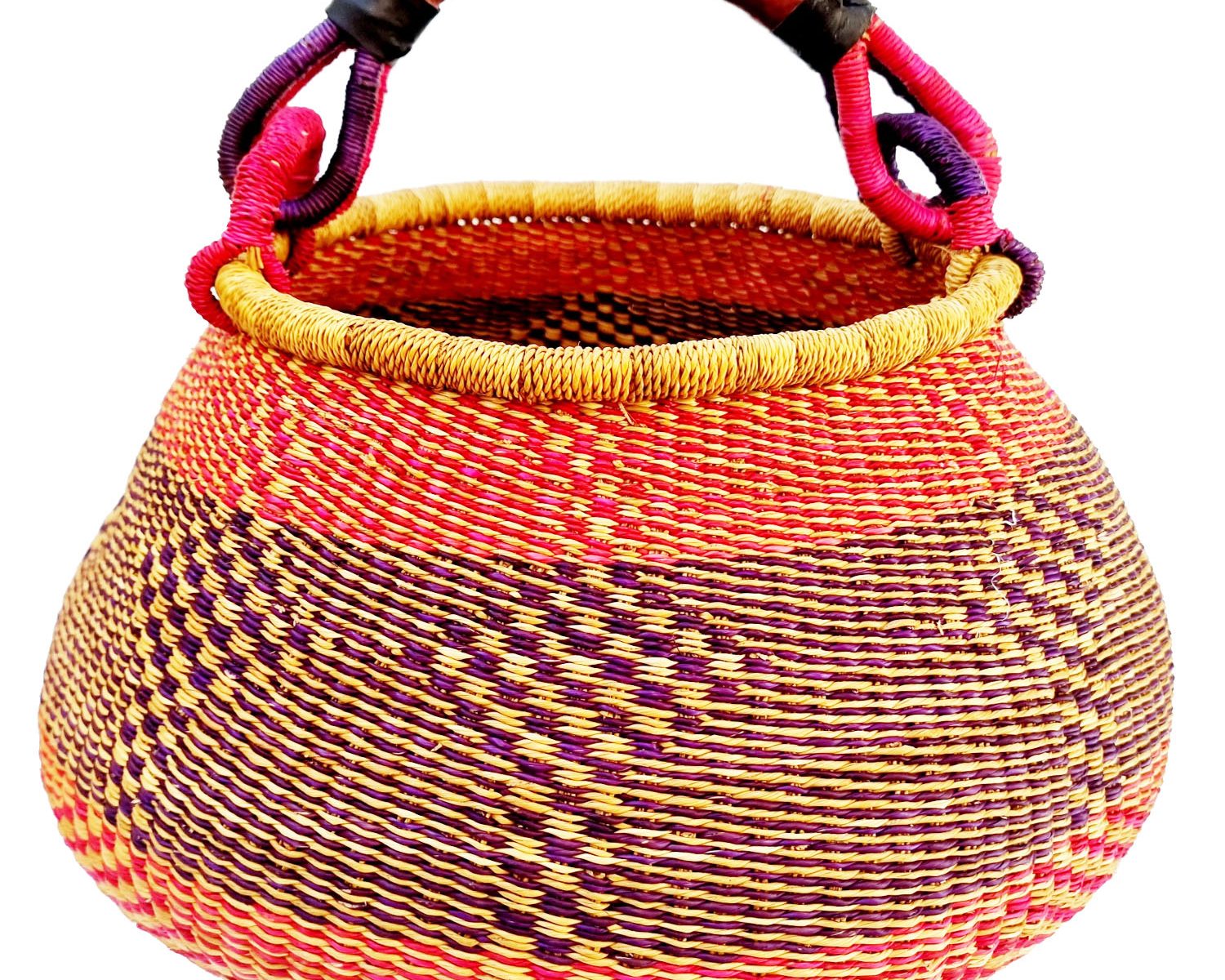 Bolga Pot Basket Large