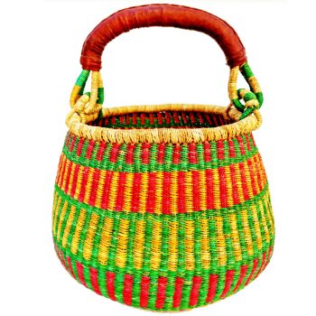 Bolga Pot Basket Large