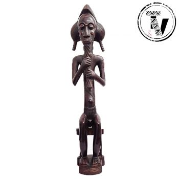 Baule Ebony Fertility Statues