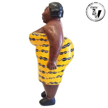 African Mama Handcarved Statue