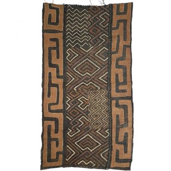 African Kuba Cloth 108cm x 58cm