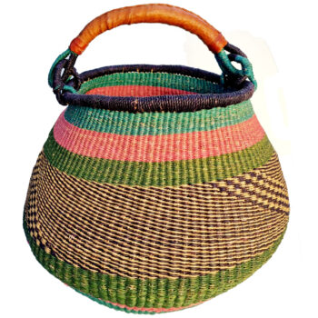 Bolga Pot Basket Large