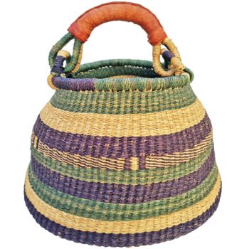 Bolga Pot Basket Large