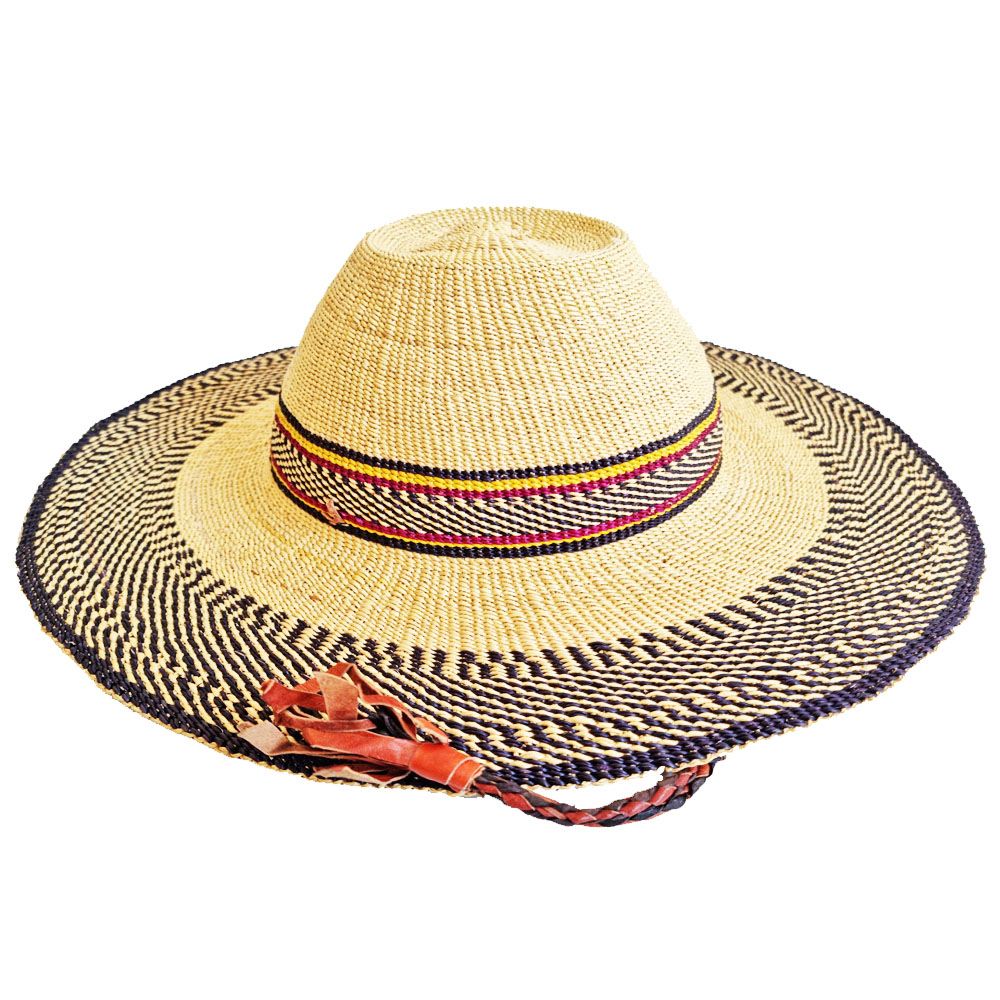 Wide Bolga Hat XXXL I Home of African Wares I Tribal Village Pty Ltd
