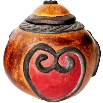 Decorative Gourd Asante Vessel