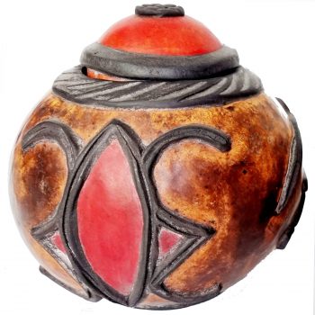 Decorative Gourd Asante Vessel